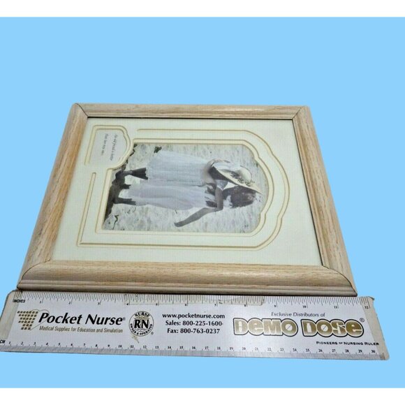 Framed Photo Two Girls Matted Valentine An Old Friend Is Better Than 2 New Ones - Picture 4 of 6